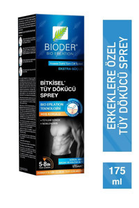 Bioder 2'li Set Hassas-Tüm Ciltler İçin Tüm Vücut Erkek Tüy Dökücü Sprey 2 x 175 ml