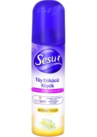 Sesu Köpük Tüm Ciltler İçin Tüm Vücut Kadın Tüy Dökücü Sprey 150 ml