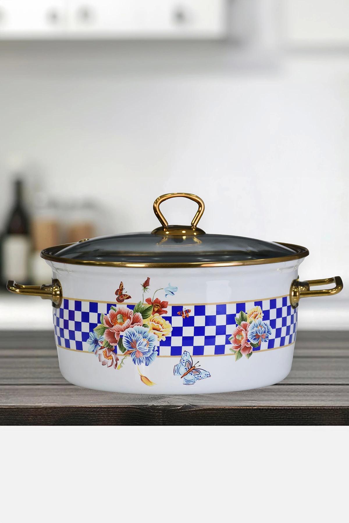 PR Home Allegro Emaye 22 cm Derin Tencere