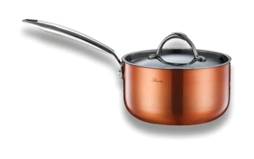 Brioni Copperfield CPF-137 İndüksiyon Çelik 16 cm Basık Tencere