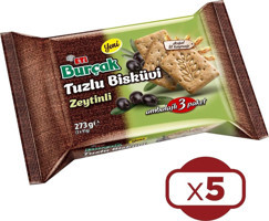 Eti Burçak Zeytinli Bisküvi 3x91 gr 5 Adet