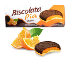 Biscolata Pia Portakallı Bisküvi 24x100 gr
