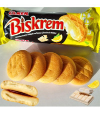 Ülker Biskrem Beyaz Çikolatalı-Limonlu Bisküvi 12x94.5 gr