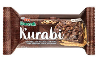 Eti Burçak Kakaolu-Yer Fıstıklı Bisküvi 10x198 gr