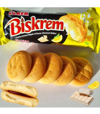 Ülker Biskrem Beyaz Çikolatalı-Limonlu Bisküvi 18x94.5 gr
