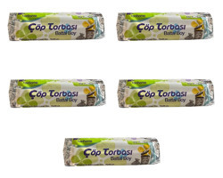 Canhome Doğa Dostu Kokulu Büyük Boy 75x90 cm Çöp Poşeti 5x10 Adet Mavi