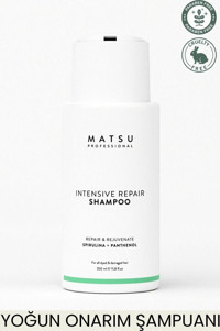 Matsu Intensive Repair Onarıcı Yıpranmış Saçlar Tüm Saçlar İçin Argan-Isırgan Şampuan 350 ml