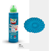 Funny Kids 2816 Yıkanabilir 500 ml Tekli Turkuaz Parmak Boyası