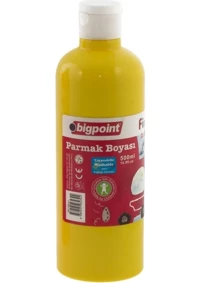 Bigpoint BP749-51 Yıkanabilir 500 ml 3'lü Sarı Parmak Boyası