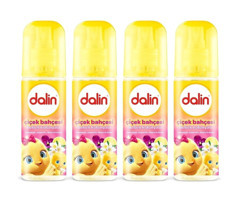 Dalin Çiçek Bahçesi Sprey Bebek Kolonyası 4x150 ml