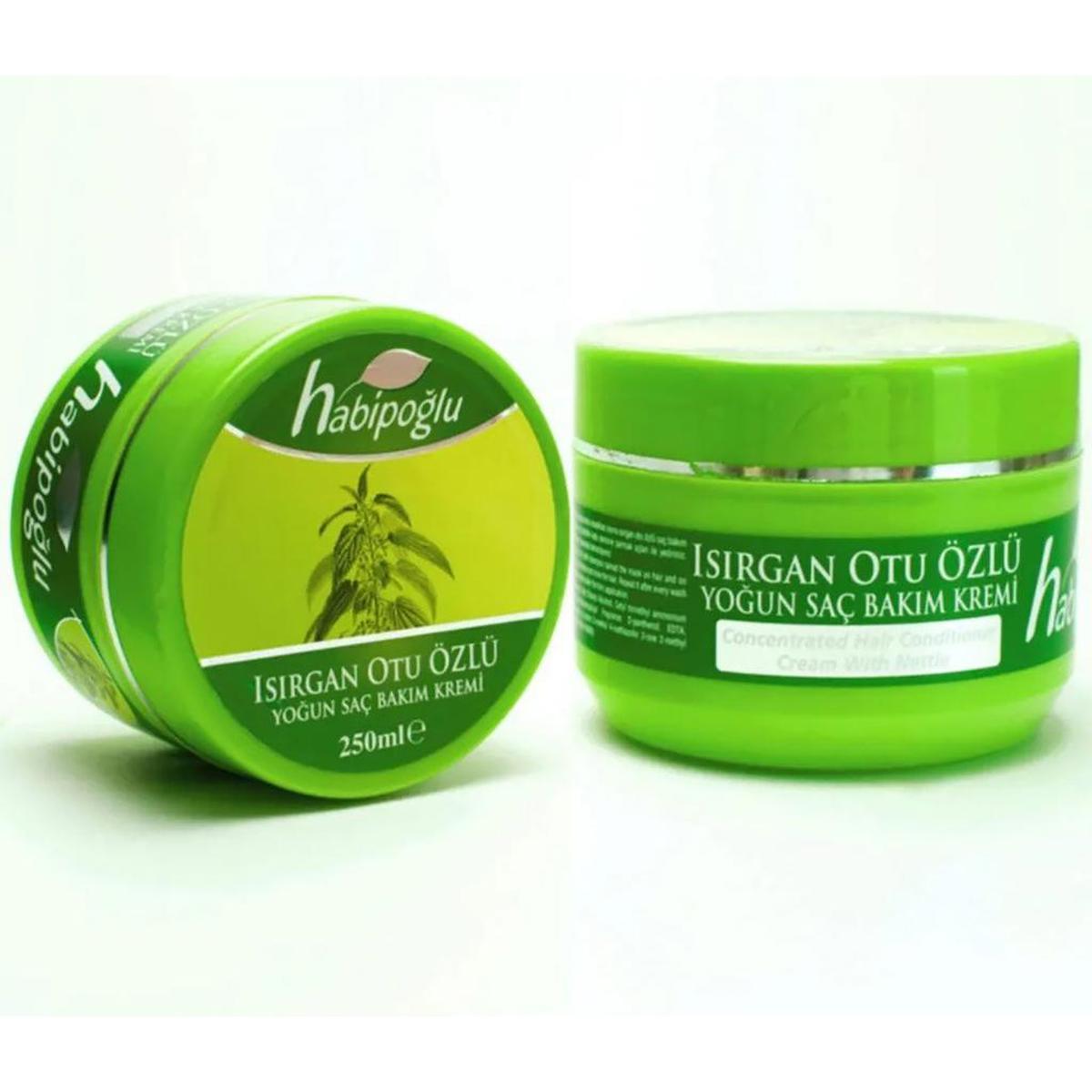 Habipoğlu Isırgan Otu Onarıcı - Nemlendirici Tüm Saçlar İçin Unisex Saç Kremi 250 ml