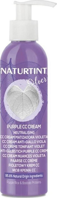 Naturtint Silver Purple Baobab Proteinleri-Menekşe Pirinci Renk Koruyucu Boyalı İşlem Görmüş Saçlar İçin İçin Durulanmayan Kadın Saç Kremi 200 ml