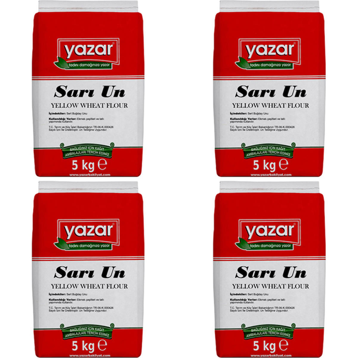 Yazar Sarı Un 4x5 kg
