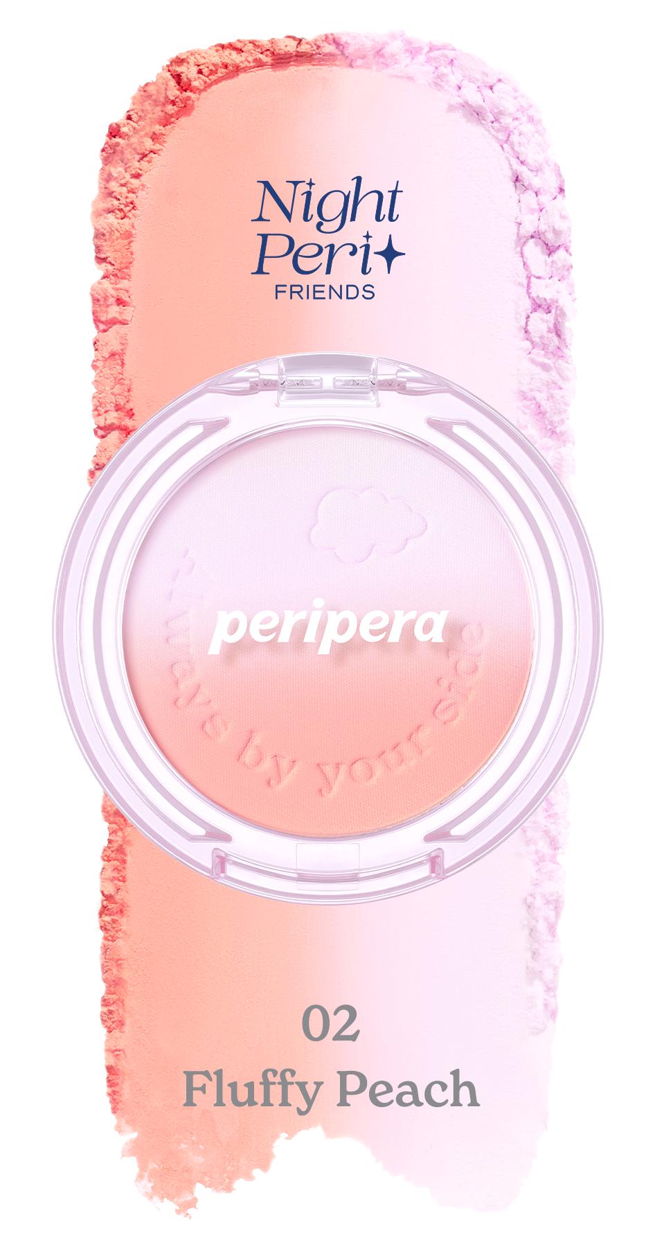 Peripera Pure Blushed Custom Cheek Fluffy Peach 02 Doğal Toz Allık