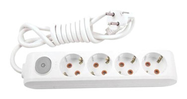 Viko Multi-Let 4'lü Soket 1 metre USB Kablolu Çiftli Akım Korumalı Priz