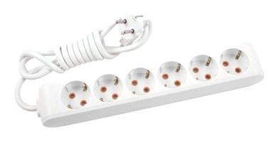 Viko Multi-Let 6'lı Soket 3 metre USB Kablolu Çiftli Akım Korumalı Priz