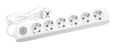 Viko Eko 6'lı Soket 9 metre USB Kablolu Çiftli Akım Korumalı Priz