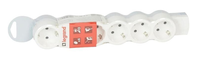 Legrand 695019 6'lı Soket Kablosuz USB Kablosuz Çiftli Akım Korumalı Priz
