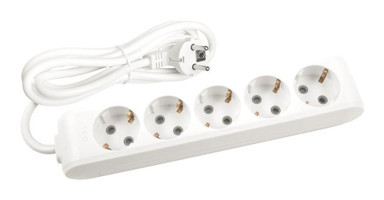 Viko Multi-Let 90113501 5'li Soket 1 metre USB Kablolu Çiftli Akım Korumalı Priz