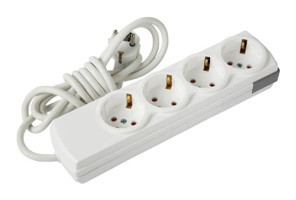 Mutlusan Olimpia 4'lü Soket 5 metre USB Kablolu Çiftli Akım Korumalı Priz