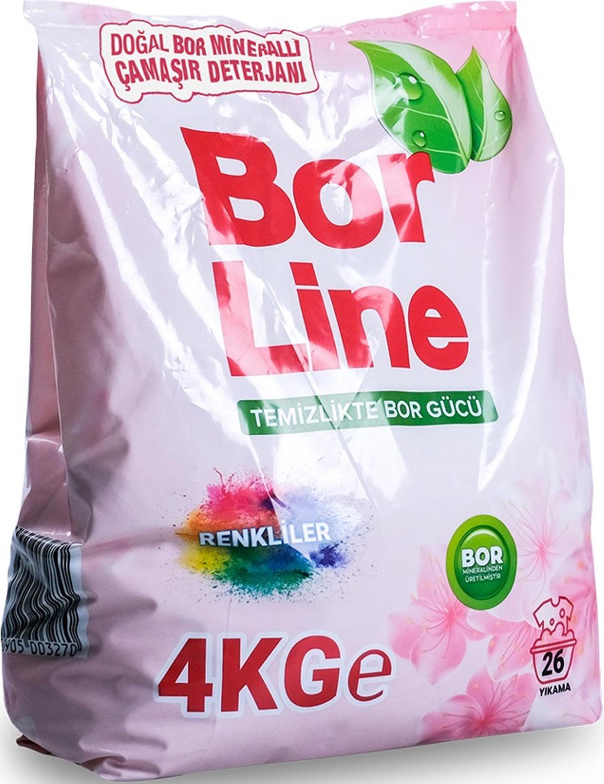 Borline Renkliler İçin 78 Yıkama Toz Deterjan 3x4 kg