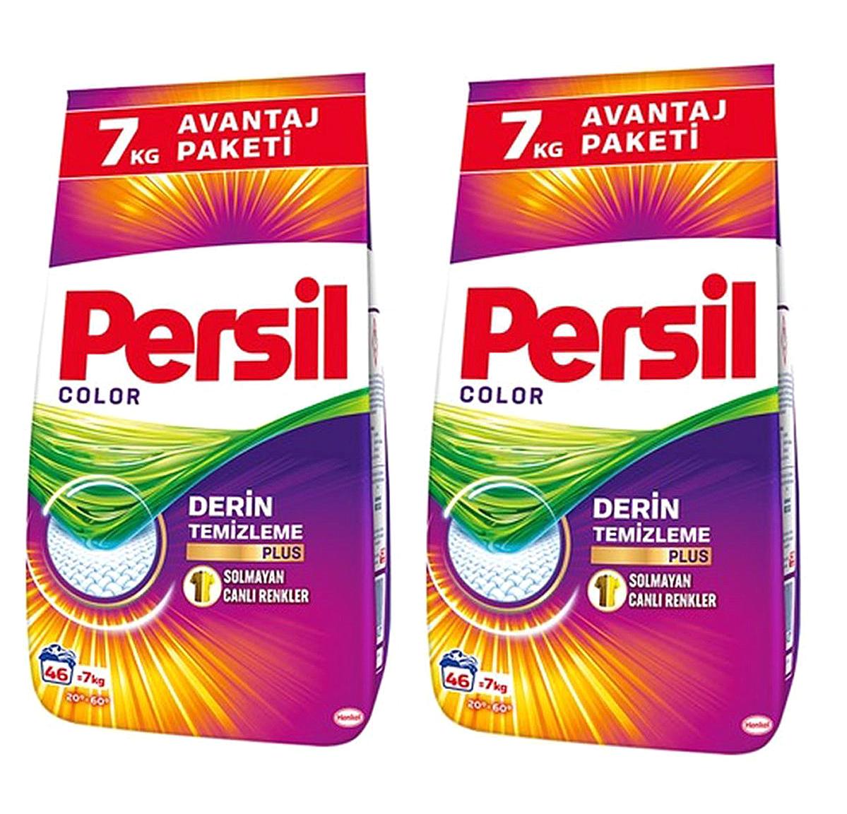 Persil Expert Color Renkliler İçin 92 Yıkama Toz Deterjan 2x7 kg