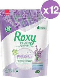 Dalan Roxy Bio Clean Renkliler ve Beyazlar İçin 26 Yıkama Toz Deterjan 12x800 gr