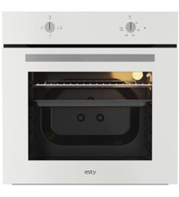 Esty Aef6601w04 72 lt A Enerji Sınıfı Analog Rustik Ocaksız Tam Boy Ankastre Fırın Beyaz