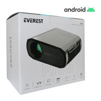 Everest PJ06 4K Mini Android Wifi 9800 ANSI Taşınabilir LCD Projeksiyon Cihazı