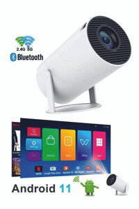 Wisdom HD Mini Android Wifi 130 ANSI Taşınabilir LED Projeksiyon Cihazı