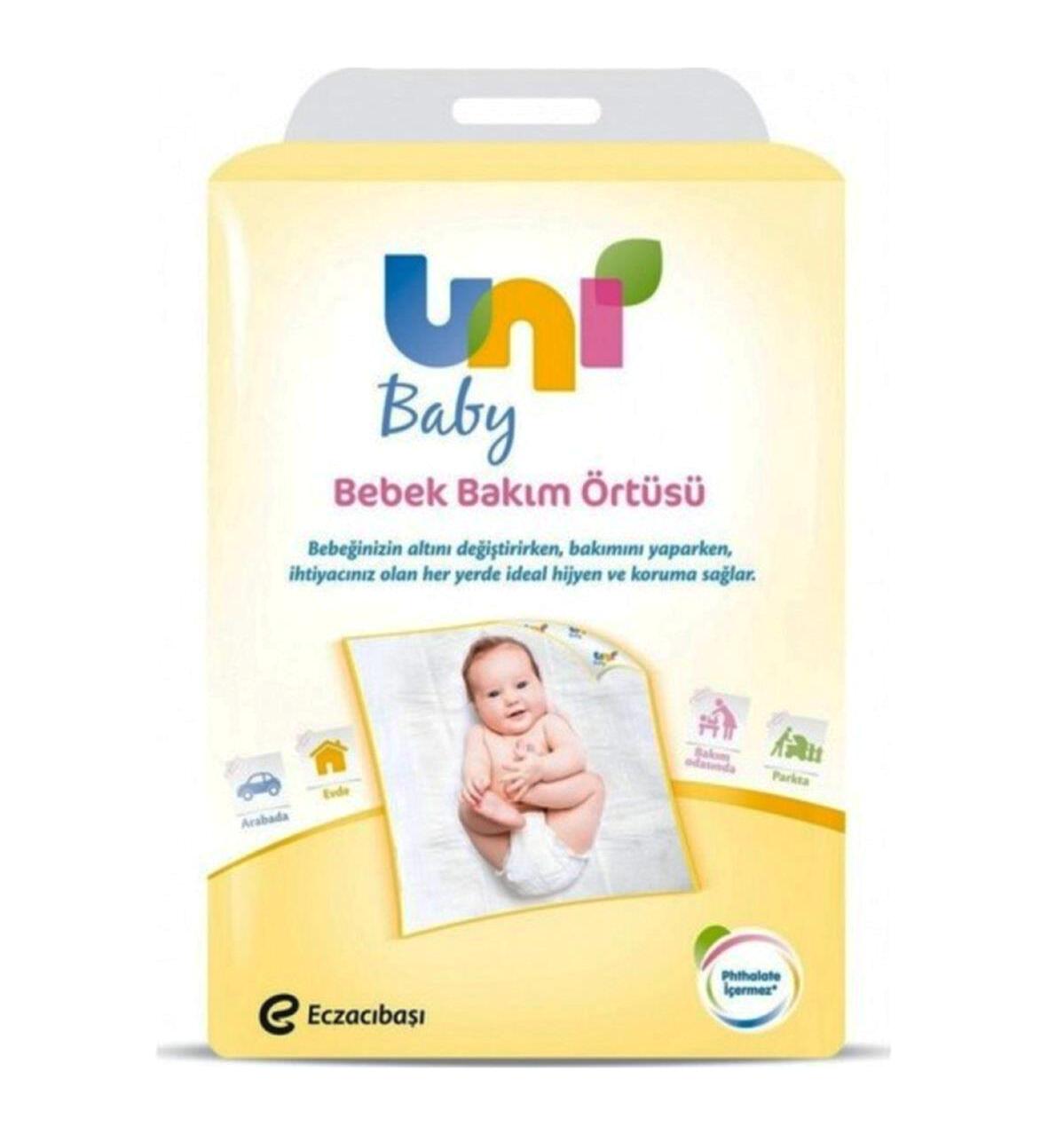 Uni Baby Tek Kullanımlık Su Geçirmez 60x100 cm 10'lu Alt Açma Örtüsü