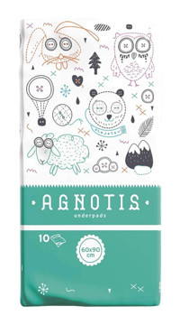 Agnotis Baby Tek Kullanımlık Su Geçirmez 60x90 cm 10'lu Alt Açma Örtüsü