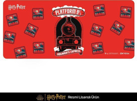 Exvega Harry Potter Hogwarts 90x40 mm XXL Gaming Mousepad Kırmızı-Siyah