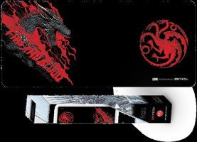 Exvega Game Of Thrones RGB 90x40 mm Gaming Mousepad Siyah-Kırmızı