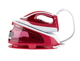 Tefal SV6130E0 Express Easy 2200 W 5.7 bar Seramik Tabanlı Şok Buharlı Kazanlı Ütü Kırmızı