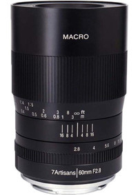 7Artisans 60 mm f/2.8 Macro Lens