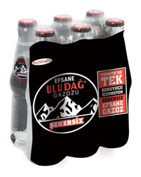 Uludağ Efsane Şekersiz Sade Şişe Gazoz 6x250 ml