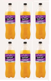 Sarıyer Mandalinalı Pet Light Gazoz 6x1.5 lt