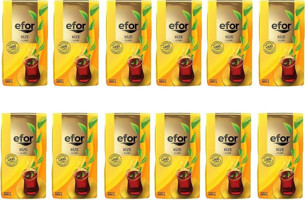 Efor Rize Siyah Dökme Çay 1.000 Gr X 12 Adet