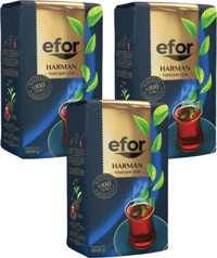 Efor Harman Çayı 1 Kg 3Lü Set - Dökme Siyah Çay Yumuşak Içim