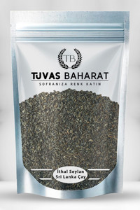 TUVAS BAHARAT İthal Seylan Sri Lanka Çayı - Siyah Yaprak Kaçak Çay 400 Gram