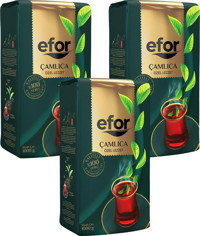 Efor Çamlıca Siyah Dökme Çay 1.000Gr X 3 Adet
