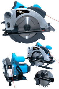 Lieber German Spech Power 230 V Lazerli Bakır Sargılı 3700 W 9000 devir/dk 185 mm Açılı Kesim Kablolu Aküsüz Elektrikli Daire Testere