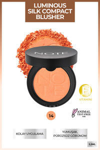 No:te 14 Dreamy Coral Işıltılı Toz Allık