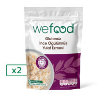 Wefood İnce Öğütülmüş Glutensiz Yulaf Ezmesi 2x300 gr