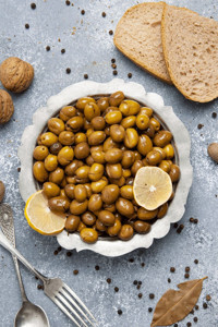 Alkan Köy Tuzlu Salamura Yeşil Zeytin Bidon 1 kg