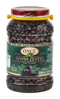 Öncü Tuzlu Sele Siyah Zeytin Kavanoz 2 kg