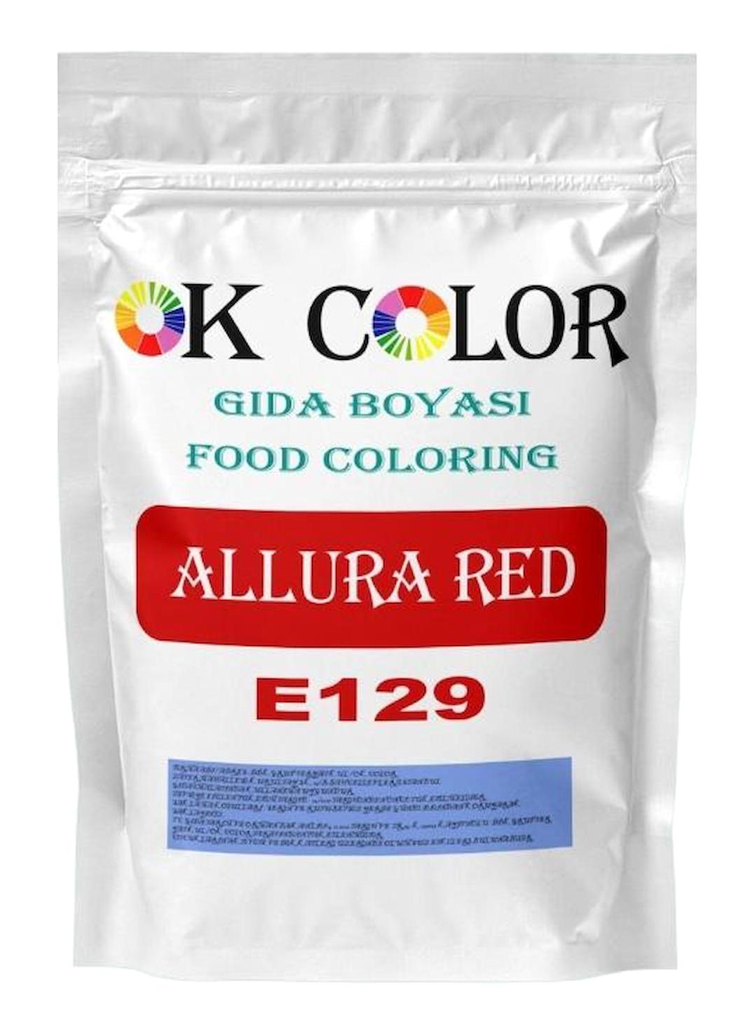 Allura Kırmızı Yağ Bazlı Toz Gıda Boyası 1 kg