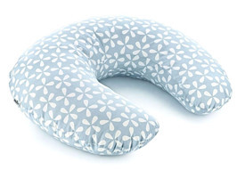 Baby Jem 082 Mavi Yonca Elyaf Sırt Destekli Yıkanabilir Mavi Emzirme Yastığı