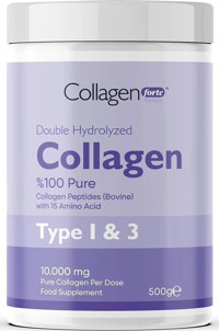 Collagen Forte Platinum Powder Toz Kolajen 500 gr